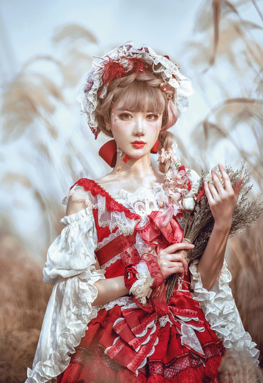 阿包也是兔娘-Lolita红裙[12P] 小姐姐 预览1图