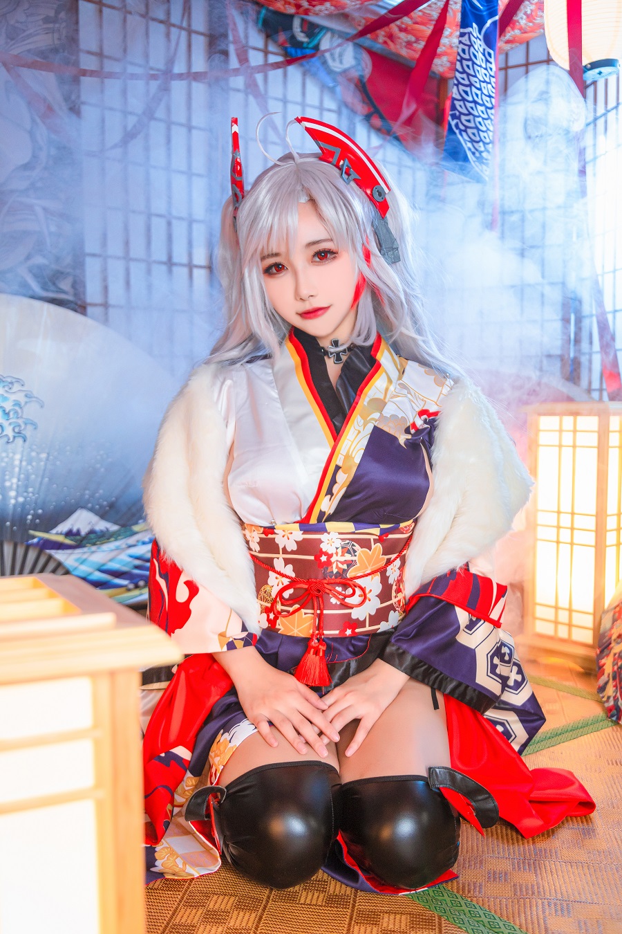 Momoko葵葵-欧根亲王和服[20P] 小姐姐 预览1图