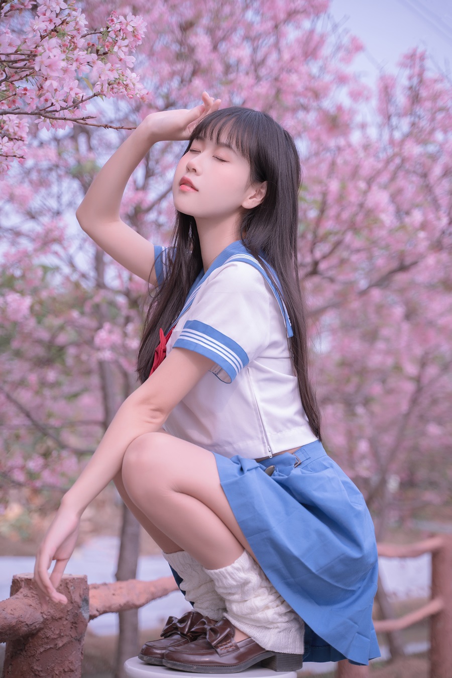 萌芽儿-樱花JK[31P] 小姐姐 预览3图