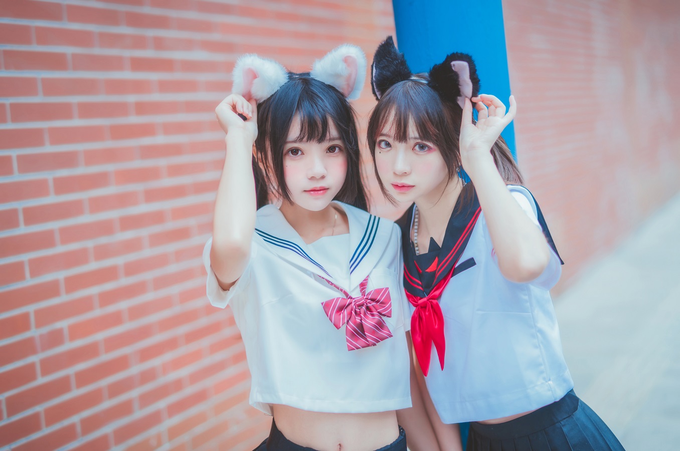 桜桃喵&疯猫ss-JK百合2[33P] 小姐姐 预览1图