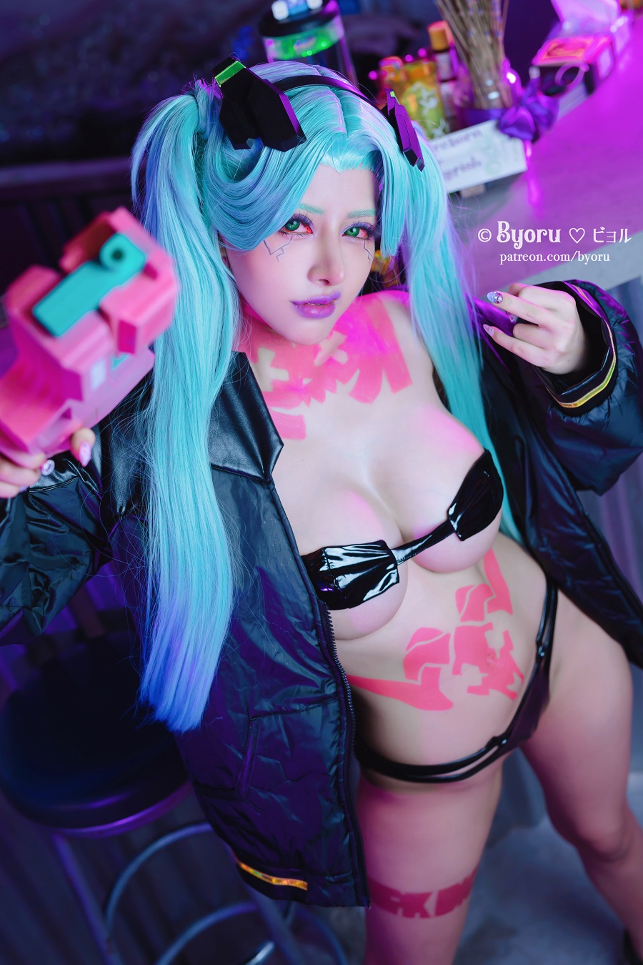 Byoru-Cyberpunk EdgerunnersRebecca[56P+9V] 小姐姐 预览2图