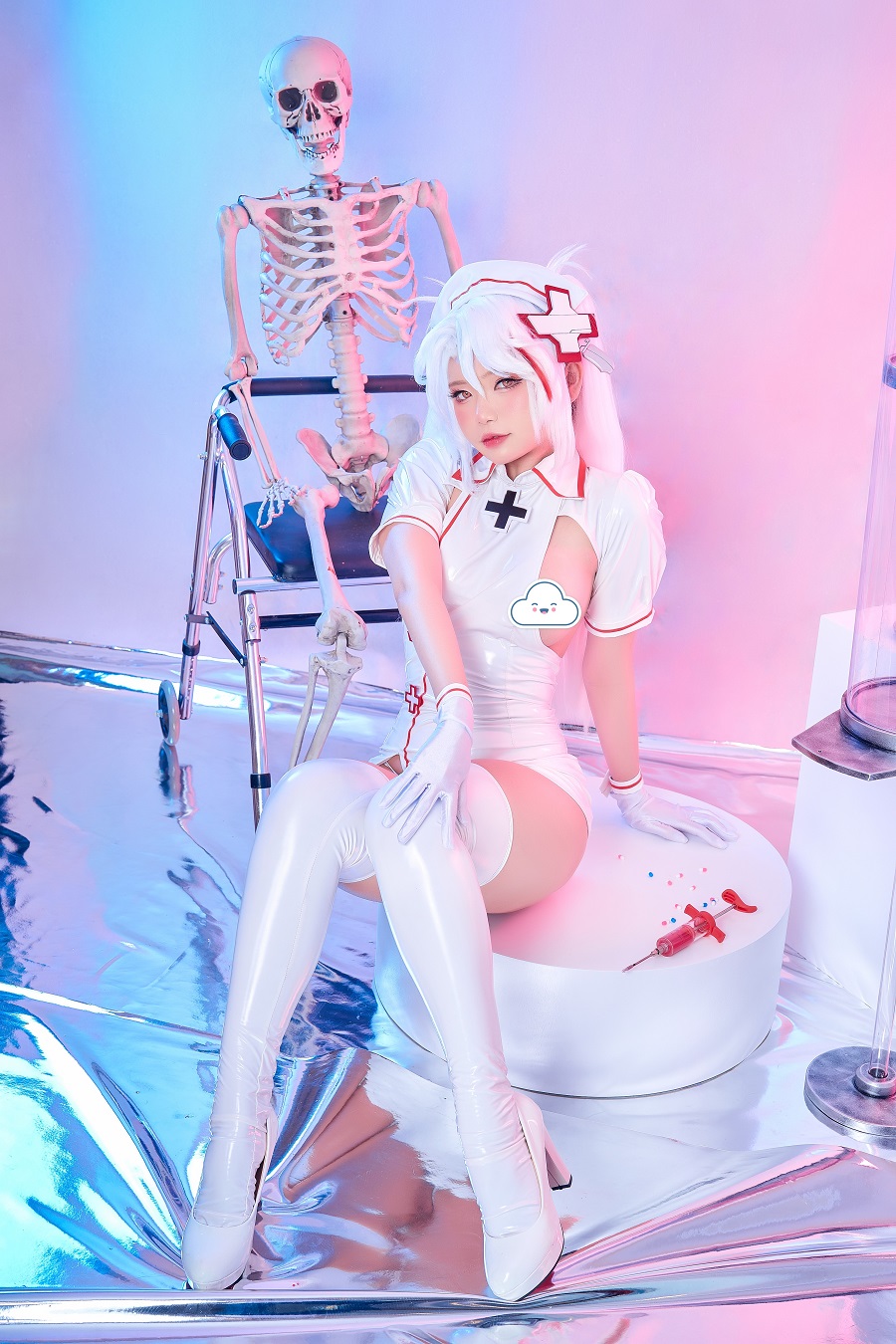 ZinieQ-Prinz Eugen Nurse[39P+3V] 小姐姐 预览2图