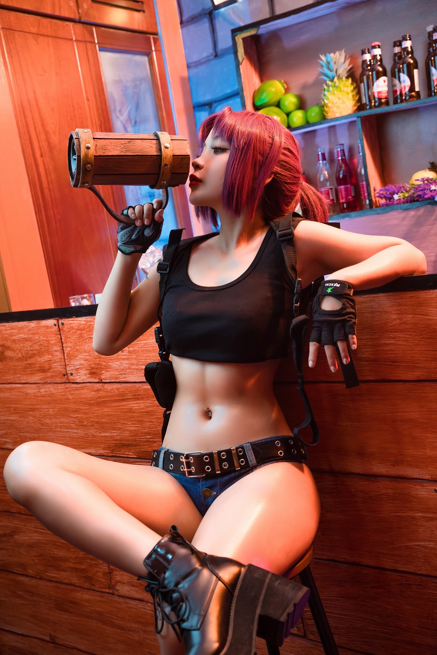 Umeko J-Revy Black Lagoon[103P+10V] 小姐姐 预览2图