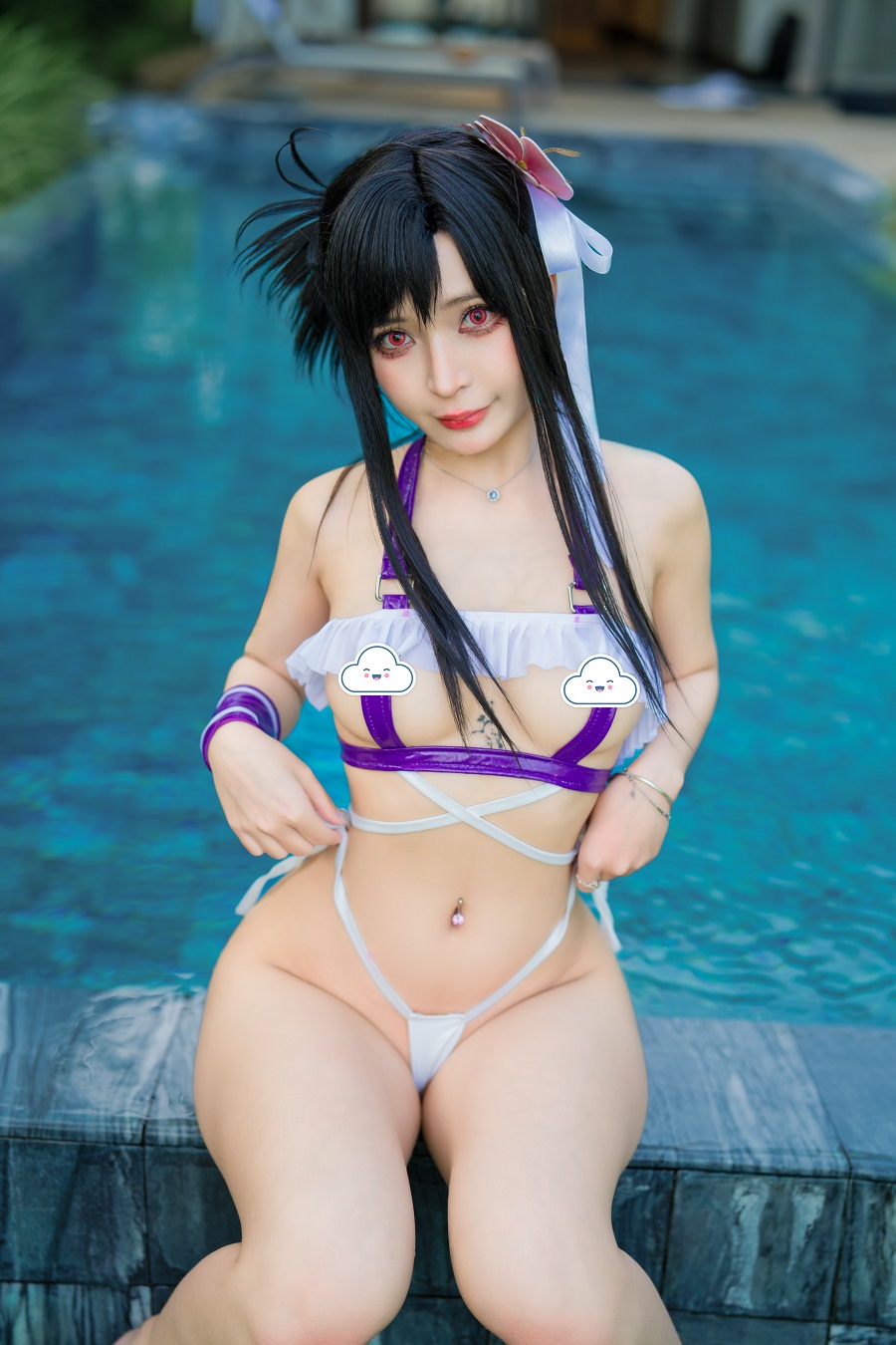 Umeko J-Tifa Swimsuit[113P+14V] 小姐姐 预览2图