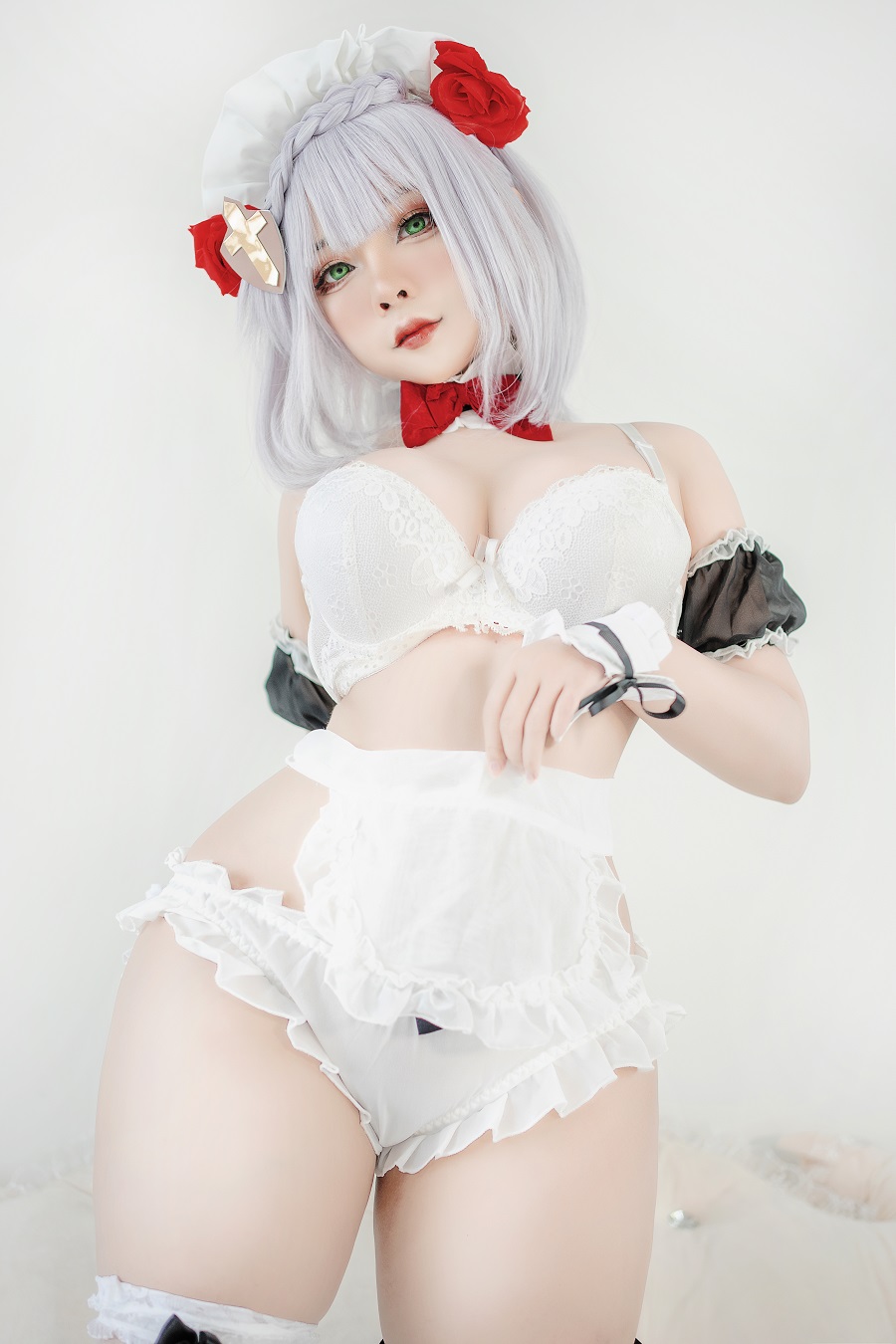 Sayo Momo-Genshin Impact Noelle Maid[10P] 小姐姐 预览3图