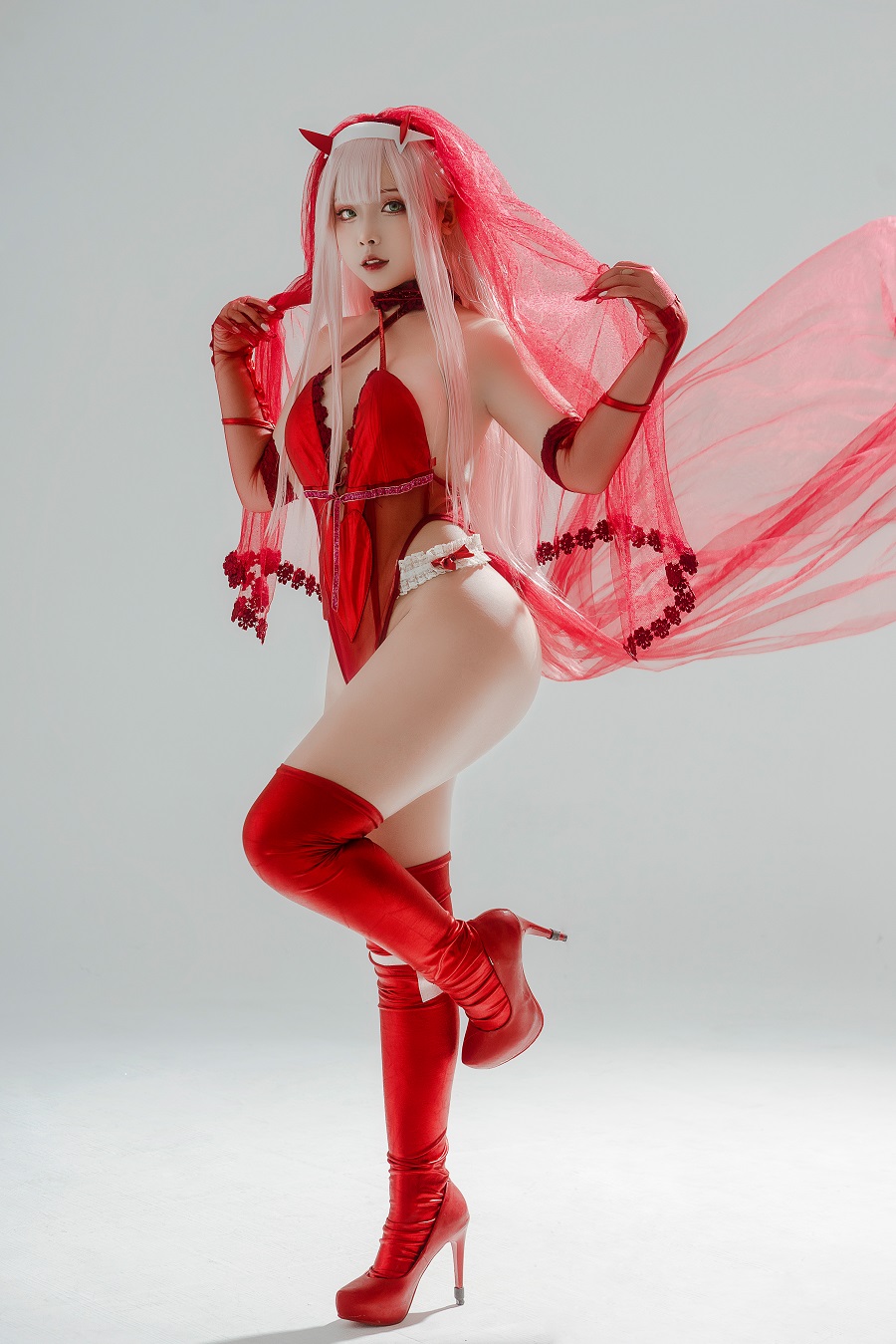 Sayo Momo-Zero Two Wedding Dress[21P] 小姐姐 预览1图