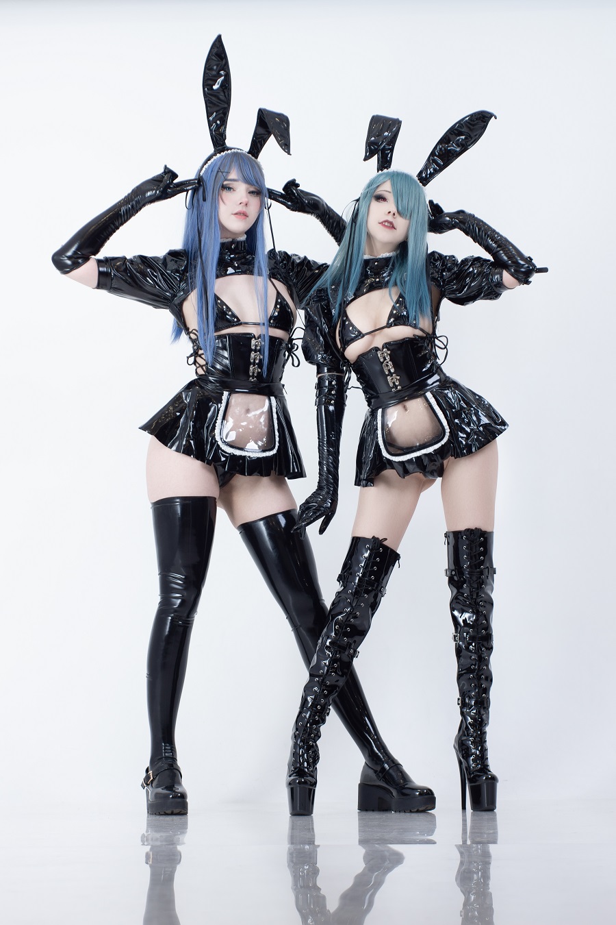 Candy Ball-Latex Bunny Twins[57P+10V] 小姐姐 预览1图