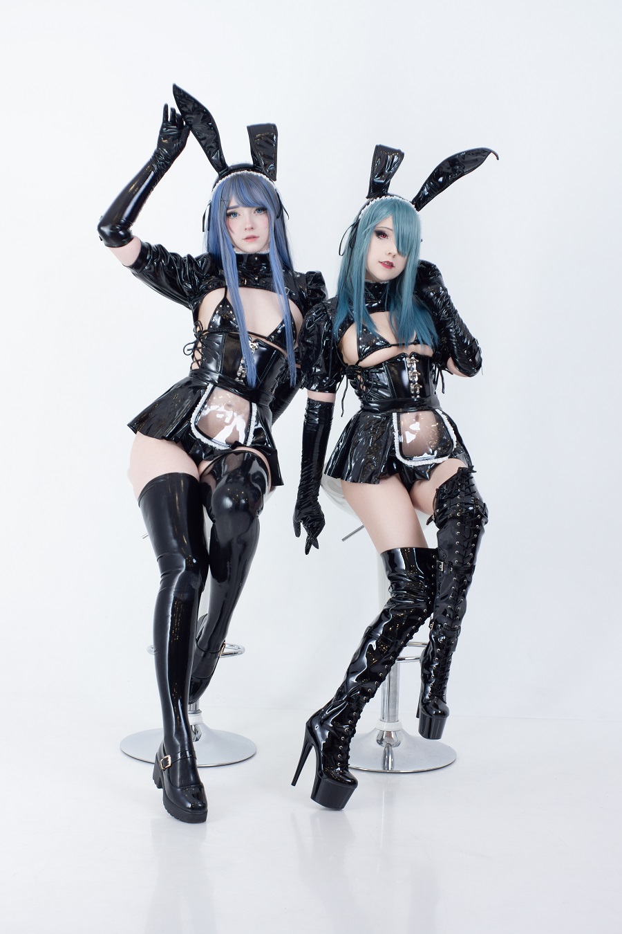 Candy Ball-Latex Bunny Twins[57P+10V] 小姐姐 预览2图